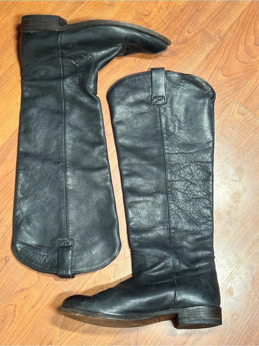 Dolce Vita Black Over-the-Knee Leather Boots